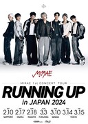 「MIRAE 1st CONCERT TOUR [RUNNING UP] in JAPAN 2024」ビジュアル