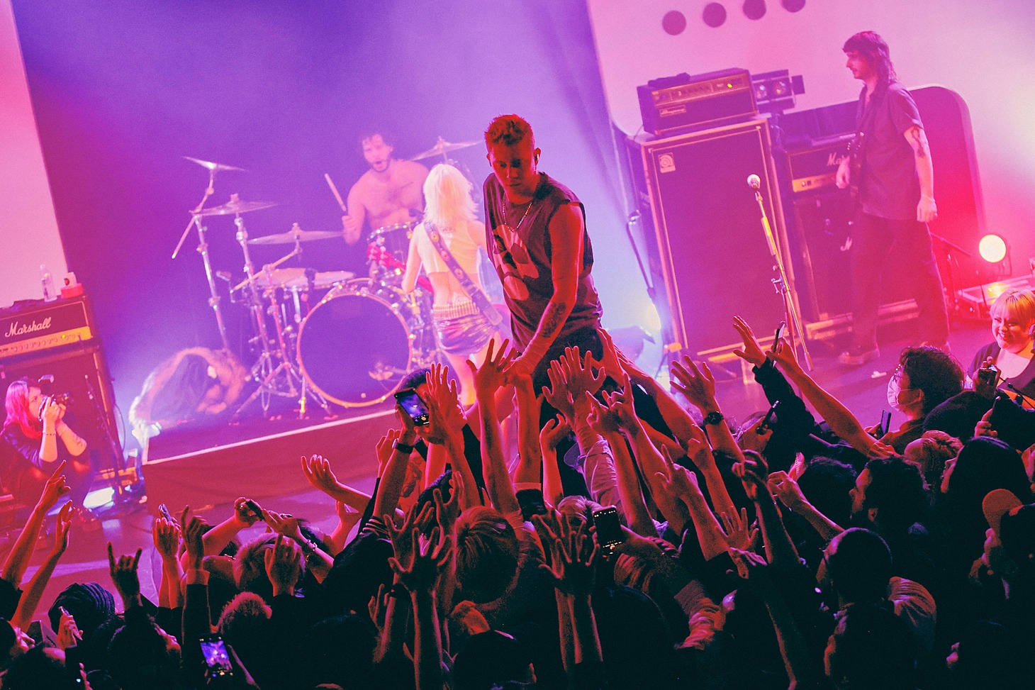 サム・マトロック（Vo, G / Wagasm）（Photo by Sotaro Goto）