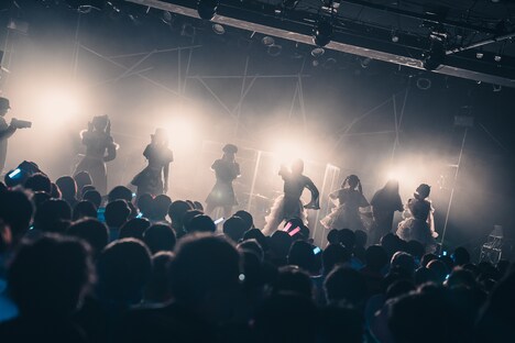 「キングサリ BAND SET ONEMAN LIVE『Survive the new world』」の様子。（撮影：真島洸）