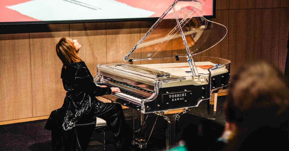 YOSHIKIの大切なクリスタルピアノ4000万円で落札、収益は被災地に全額 