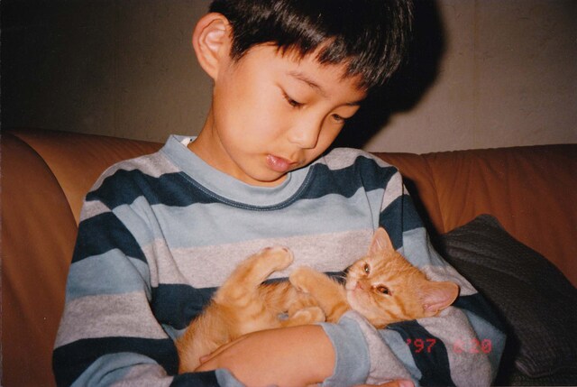 ロシアで過ごしていた少年時代。