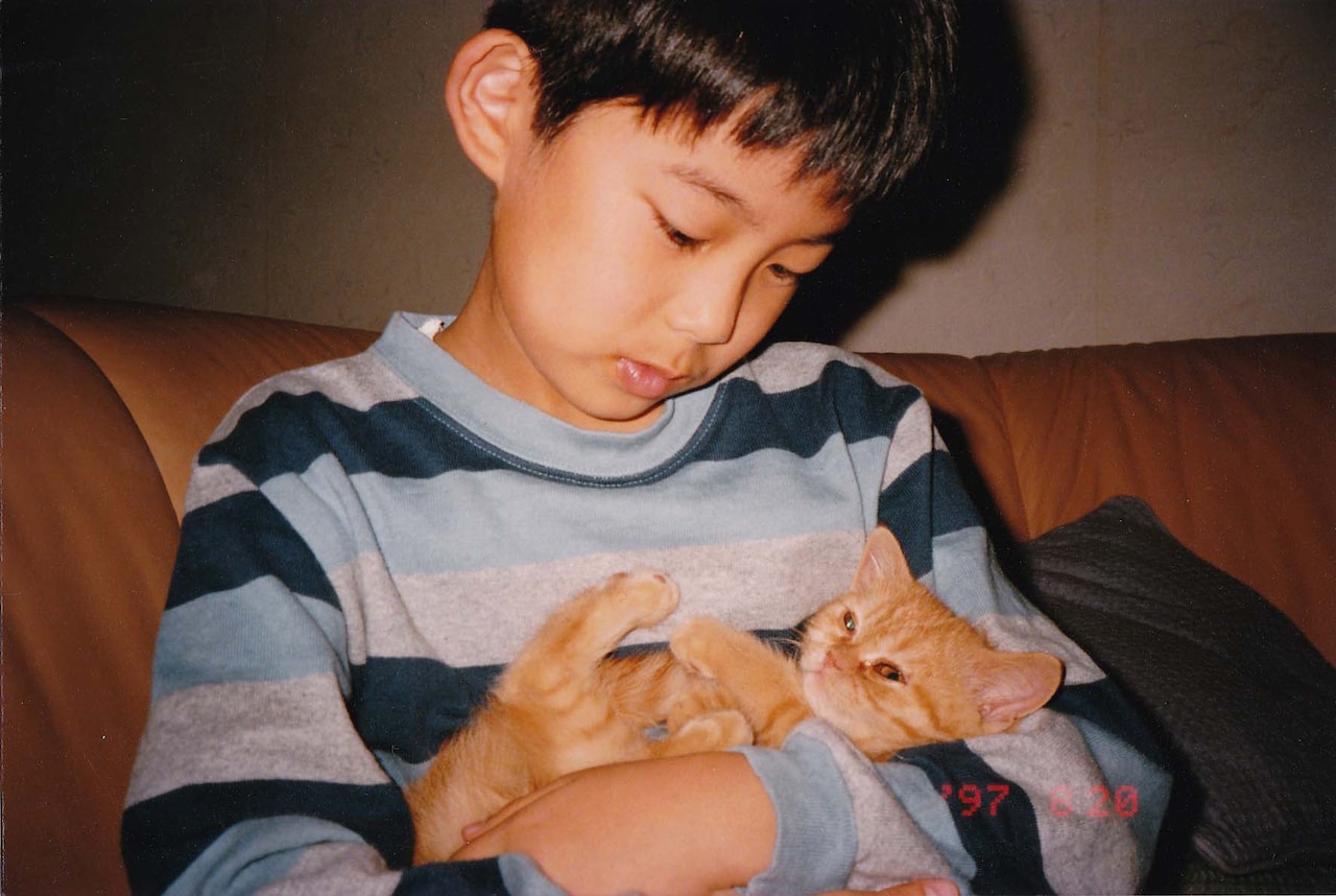 ロシアで過ごしていた少年時代。