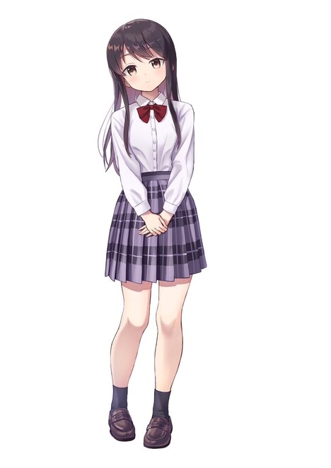 鷲尾史保のキャラクター画像。