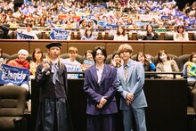 Mrs. GREEN APPLE「DOME LIVE 2023 “Atlantis”」上映イベントの様子。