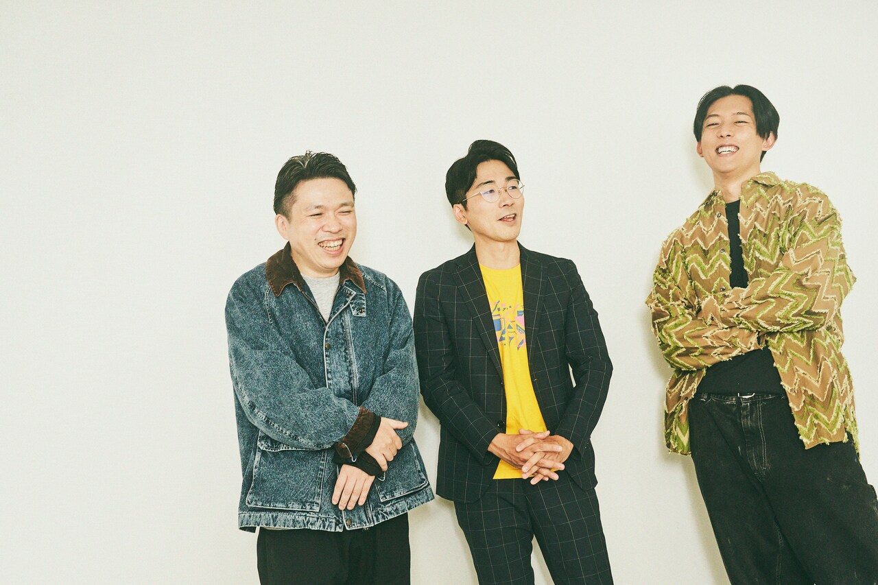 左からMC正社員、DOTAMA、KEN THE 390。