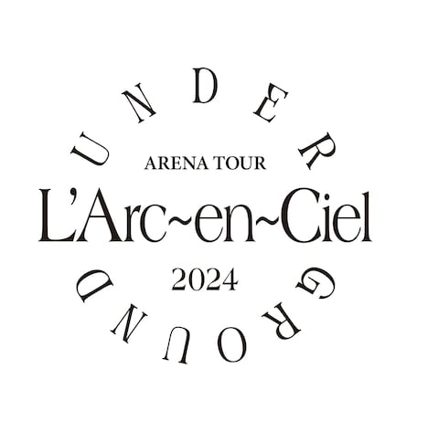 L'Arc-en-Ciel「ARENA TOUR 2024 UNDERGROUND」ロゴ