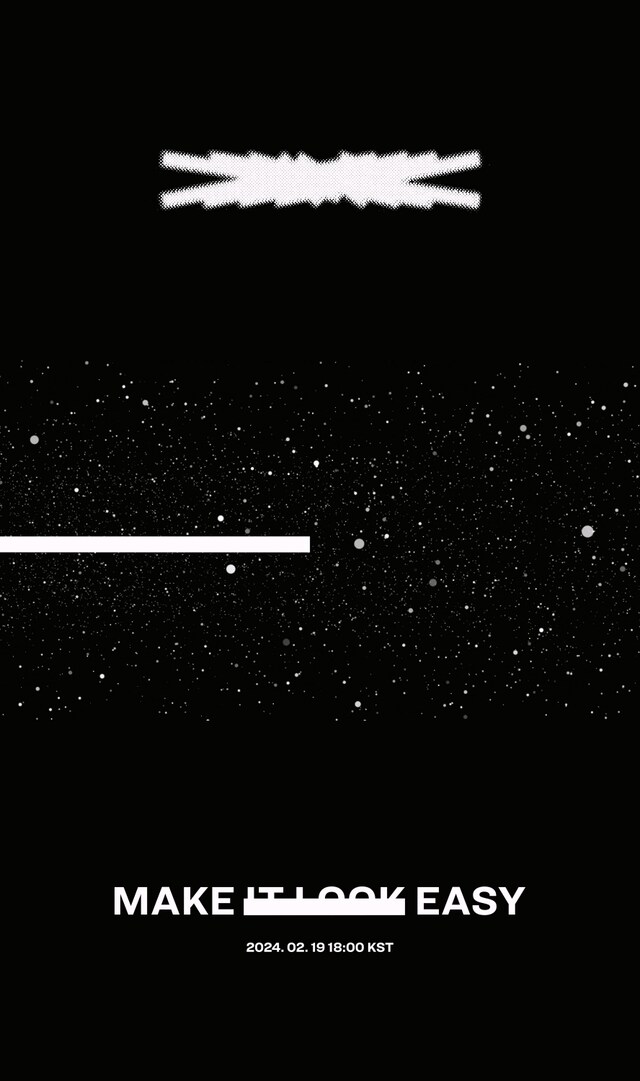 LE SSERAFIM「EASY」ロゴモーション(P)&(C) SOURCE MUSIC