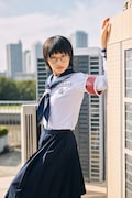 人気画像2位は「新しい学校のリーダーズSUZUKAが『Adoのオールナイトニッポン』に出演」より、SUZUKA(新しい学校のリーダーズ)。