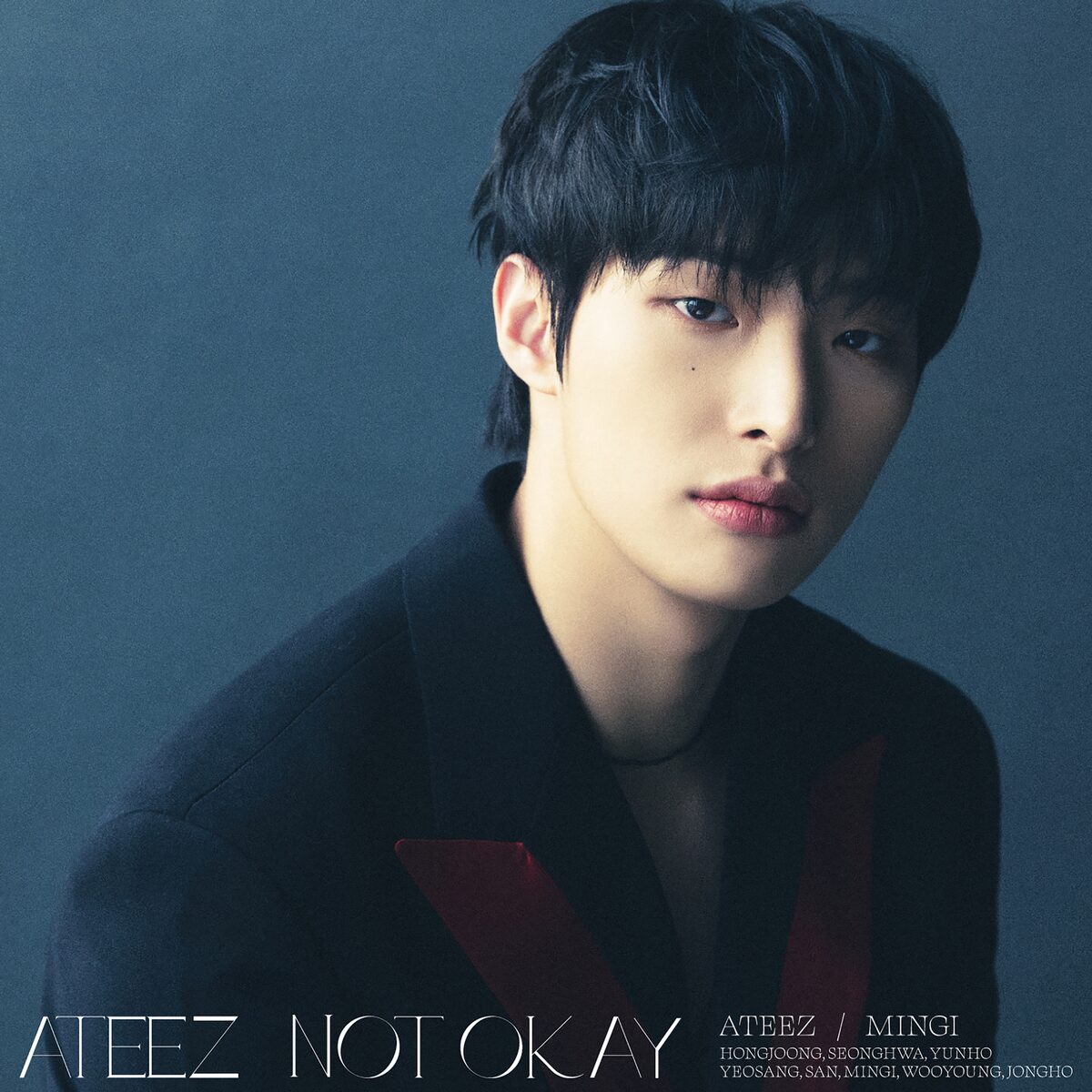 ATEEZ「NOT OKAY」ソロ盤（ミンギ）ジャケット - ATEEZ、ジョンホが 