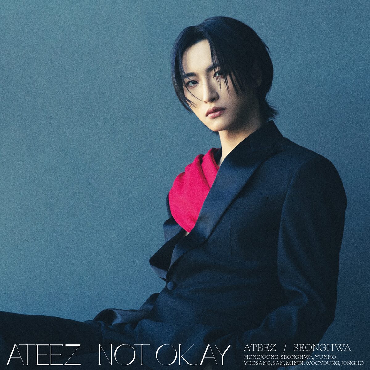 ATEEZ「NOT OKAY」ソロ盤（ソンファ）ジャケット - ATEEZ、ジョンホが  