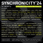 「SYNCHRONICITY'24」に(sic)boy、呂布カルマ、chelmico、水曜日のカンパネラら16組追加