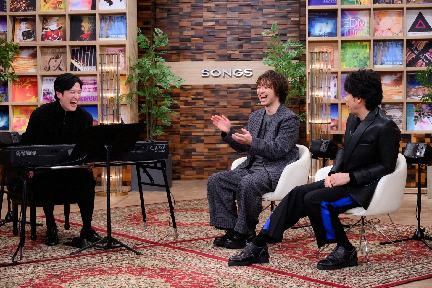 左から大泉洋、三浦大知、清塚信也。（写真提供：NHK）