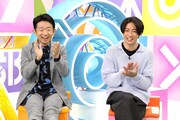 左からえなりかずき、相葉雅紀。(c)フジテレビ