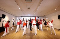 「EXPG STUDIO FUNABASHI」開校記者会見の様子。