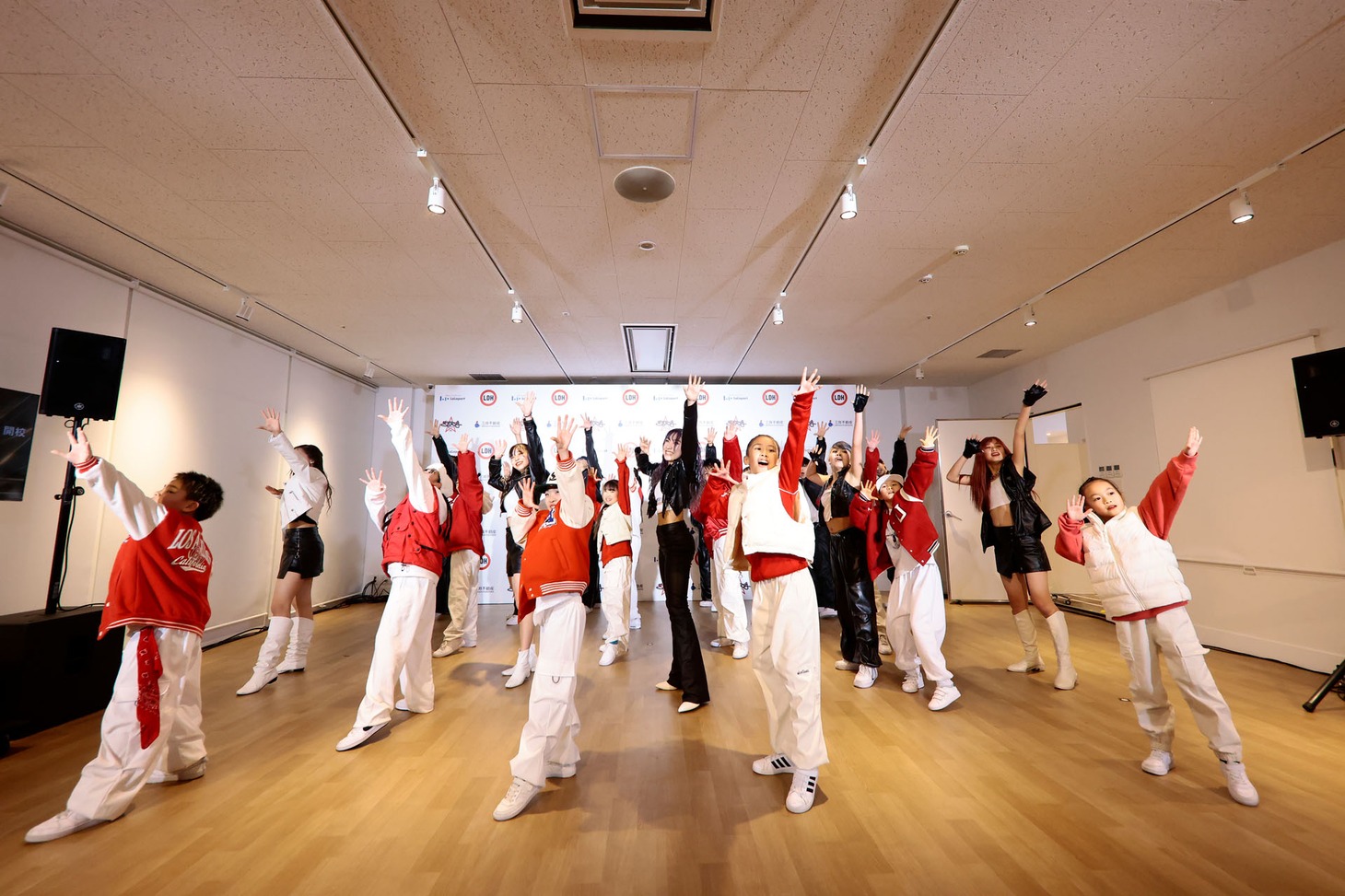 「EXPG STUDIO FUNABASHI」開校記者会見の様子。