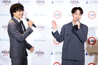 小森隼（GENERATIONS）とEXILE TETSUYA（EXILE、EXILE THE SECOND）。