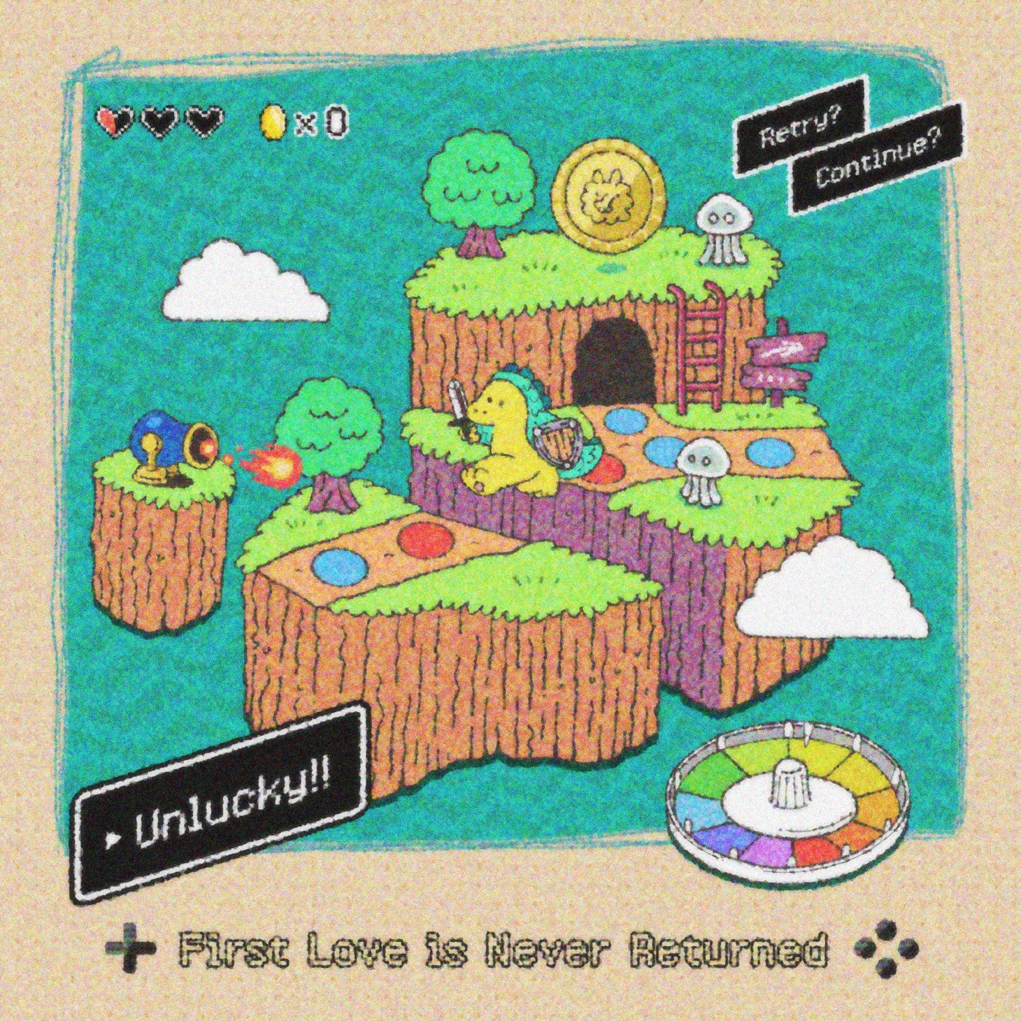 First Love is Never Returned「Unlucky!!」配信ジャケット