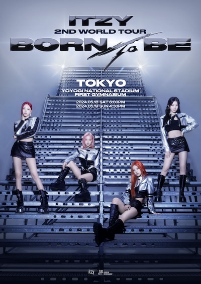 「ITZY 2ND WORLD TOUR＜BORN TO BE＞in JAPAN」ポスタービジュアル
