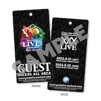 L'Arc-en-Ciel「30th L'Anniversary LIVE」完全生産限定盤早期購入者特典の「30th L'Anniversary LIVE 記念 SPECIAL GUESTラミネートパス」サンプル画像。