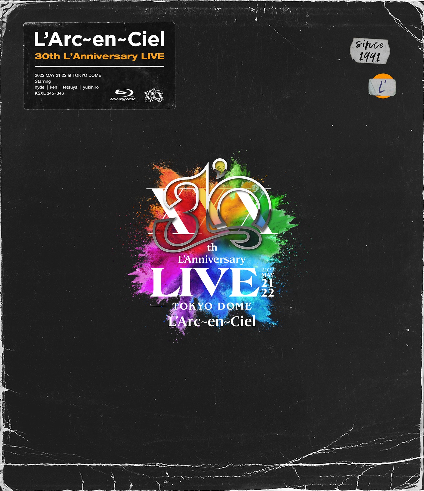 L'Arc-en-Ciel「30th L'Anniversary LIVE」通常盤Blu-rayジャケット