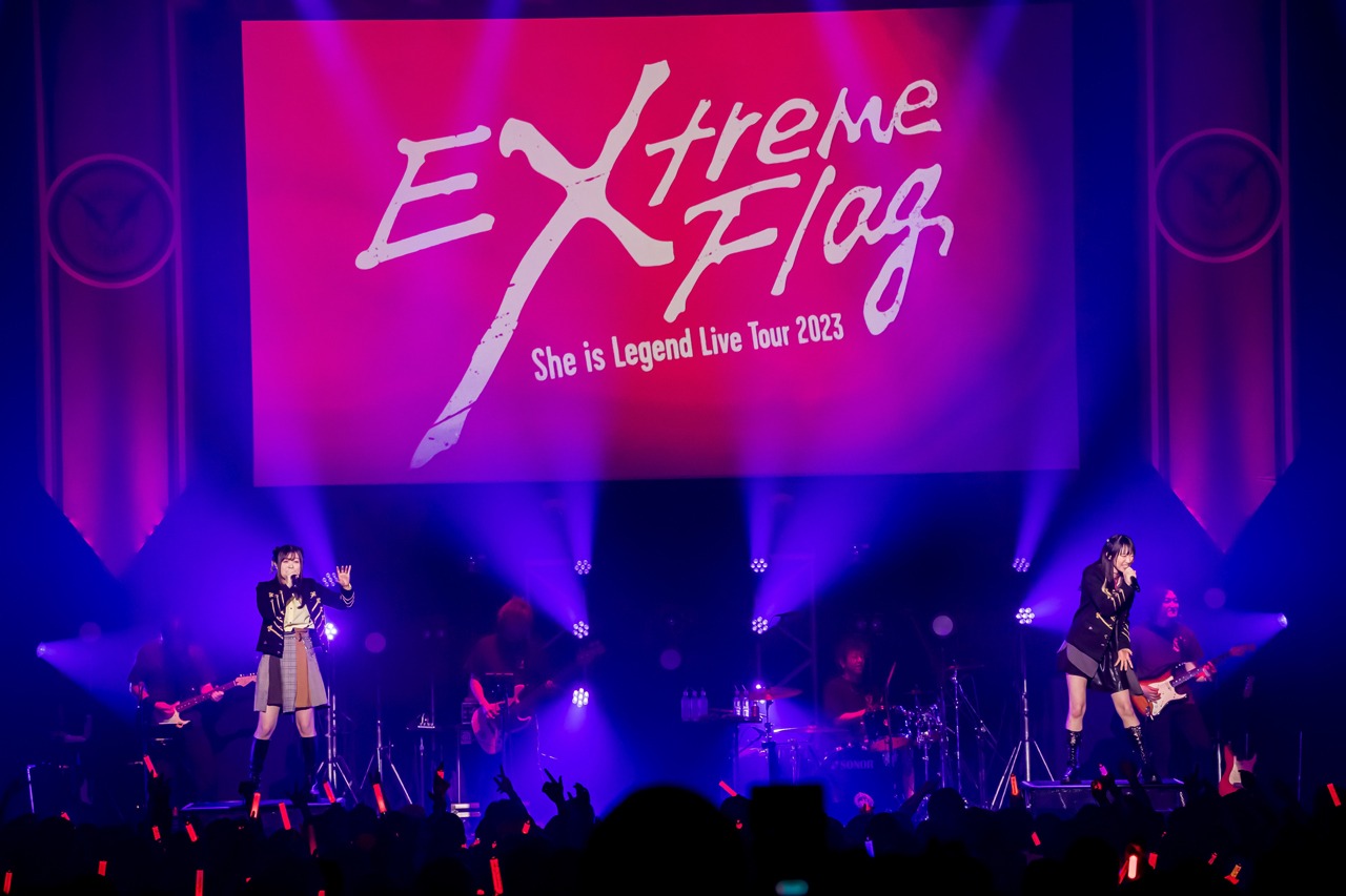 「She is Legend Live Tour 2023 "Extreme Flag"」東京・豊洲PIT公演の様子。（Photo by Takashi Konuma）