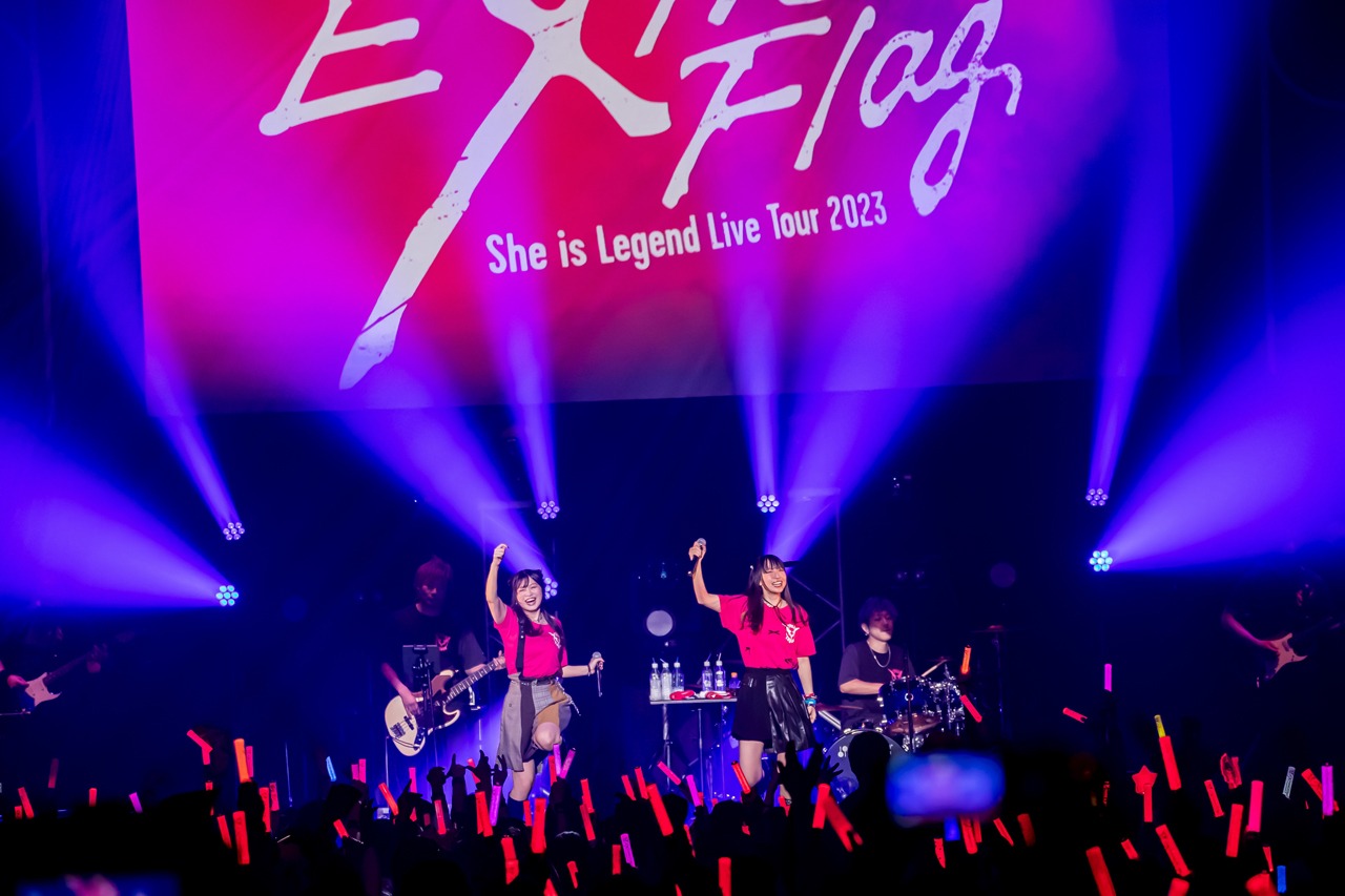 「She is Legend Live Tour 2023 "Extreme Flag"」東京・豊洲PIT公演の様子。（Photo by Takashi Konuma）