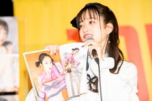 不安だった“でこ出し”カットについて語る桜木心菜。