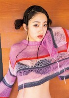 桜木心菜のレアな“でこ出し”カット。(c)桑島智輝 / 集英社