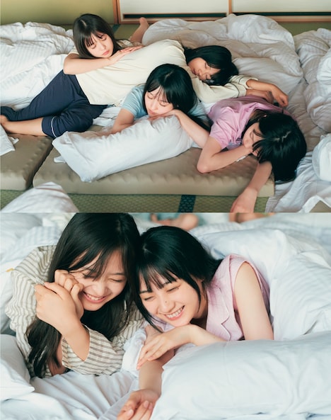 乃木坂46 5期生 写真集「あの頃、乃木坂にいた」紀伊國屋書店限定版裏表紙 (c)マガジンハウス