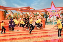 BUDDiiSの大縄跳びチャレンジ。