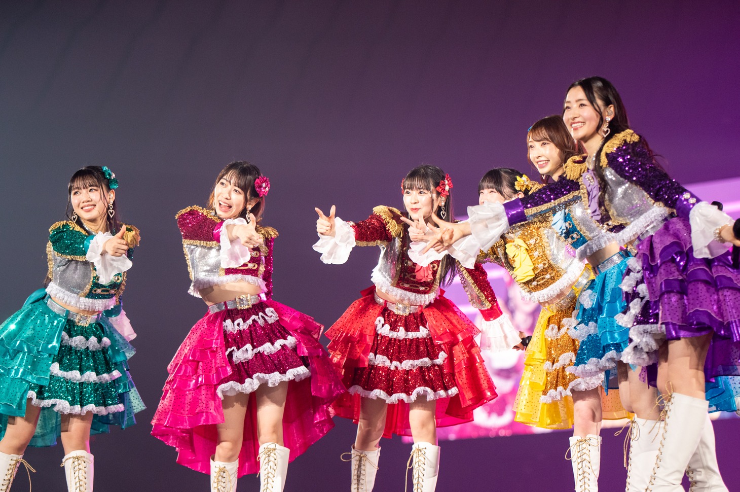 「行くぜ！超ときめき♡宣伝部 at 横浜アリーナ！～隣はきみって決めてるの～」2日目公演の様子。