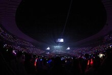 「行くぜ！超ときめき♡宣伝部 at 横浜アリーナ！～隣はきみって決めてるの～」初日公演の様子。（提供：エイベックス）