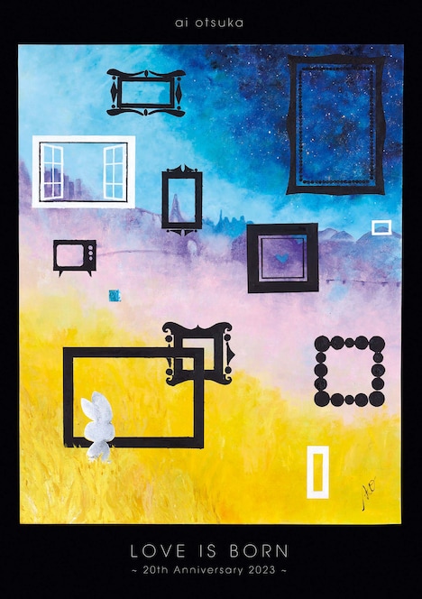 大塚愛「LOVE IS BORN ～20th Anniversary 2023～」初回限定盤ジャケット