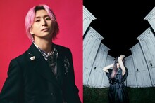 左から佐久間大介（Snow Man）、Aimer。