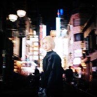 下舘夏希「飛ぶんだ夜に」ジャケット