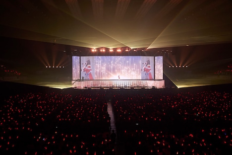 DAY1で「空のほほえみ方」を披露するキタサンブラック役の矢野妃菜喜。(c)Cygames, Inc.