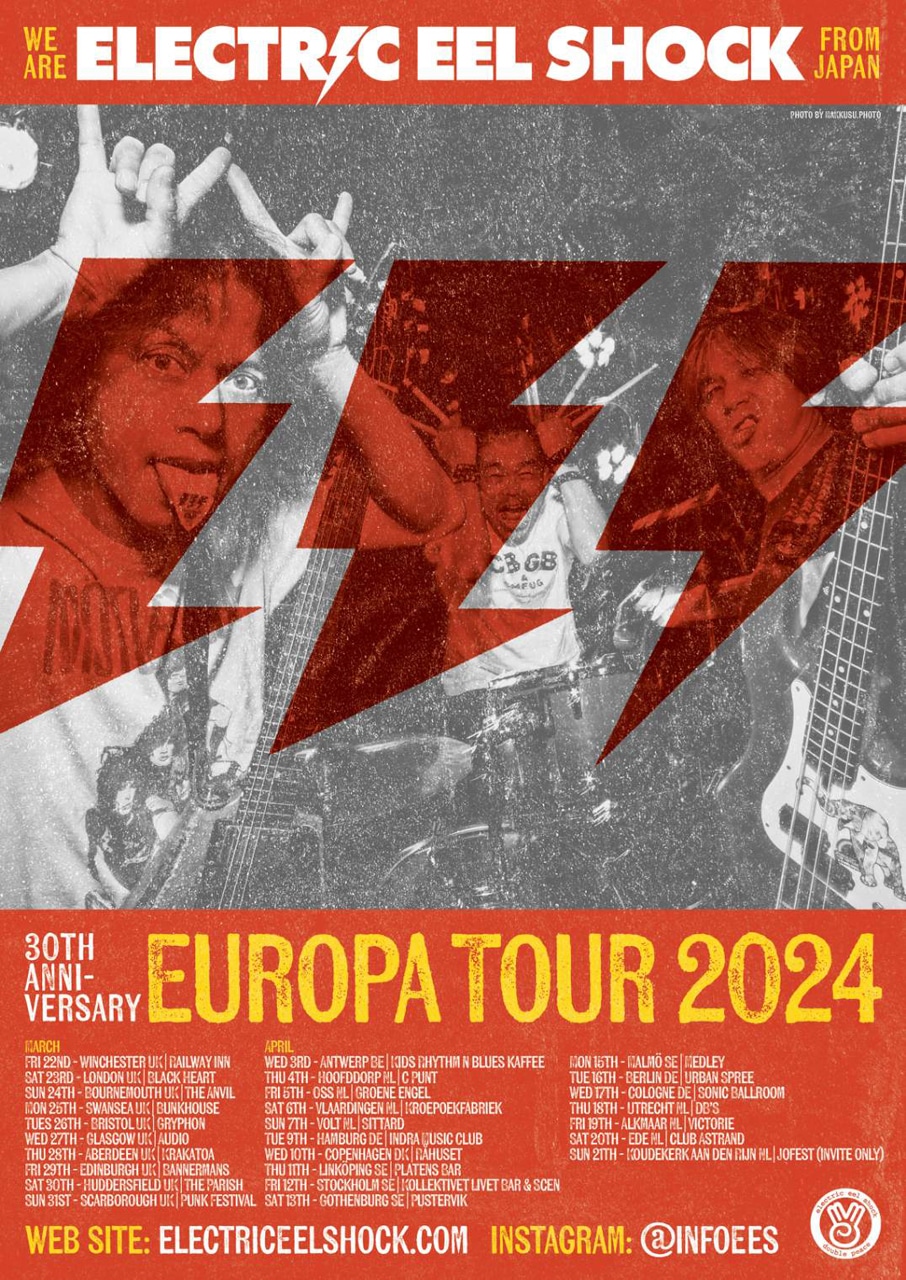 「ELECTRIC EEL SHOCK 30TH ANNIVERSARY ROCK FESTIVAL」ポスター
