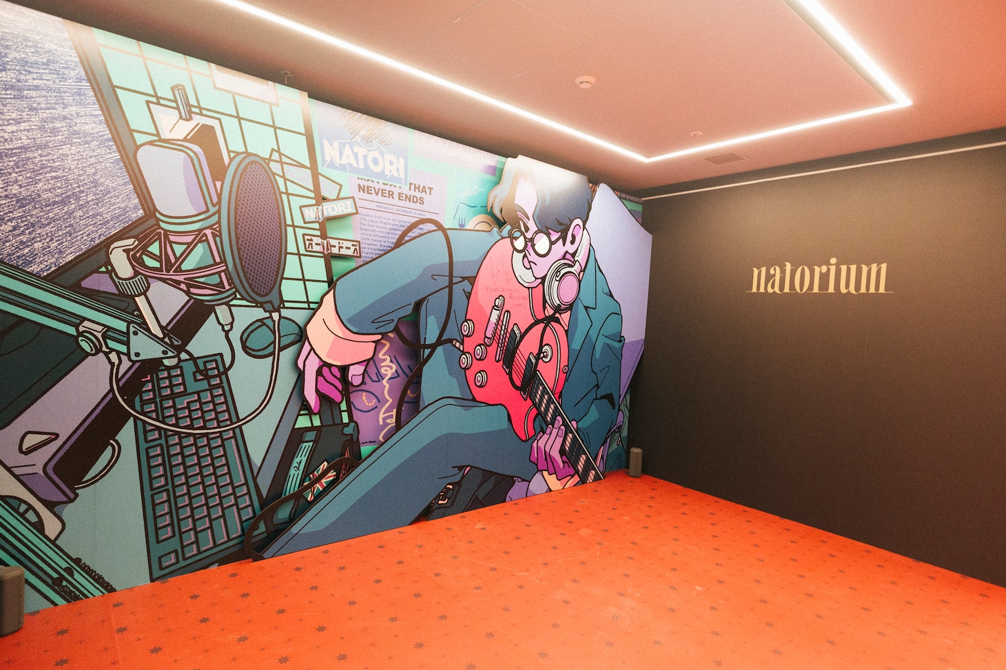 「natori SECRET EXHIBITION」の様子。