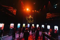 「natori SECRET EXHIBITION」の様子。