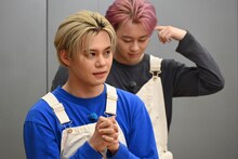 順位発表を待つカイとシューヤ。