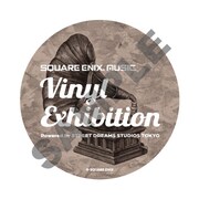 「SQUARE ENIX MUSIC Vinyl Exhibition Powered by STREET DREAMS STUDIOS TOKYO」で商品を購入した人にプレゼントされるステッカーデザイン。