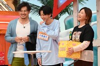 左から平子祐希（アルコ＆ピース）、八神遼介（ICEx）、大久保佳代子（オアシズ）。