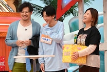 左から平子祐希（アルコ＆ピース）、八神遼介（ICEx）、大久保佳代子（オアシズ）。