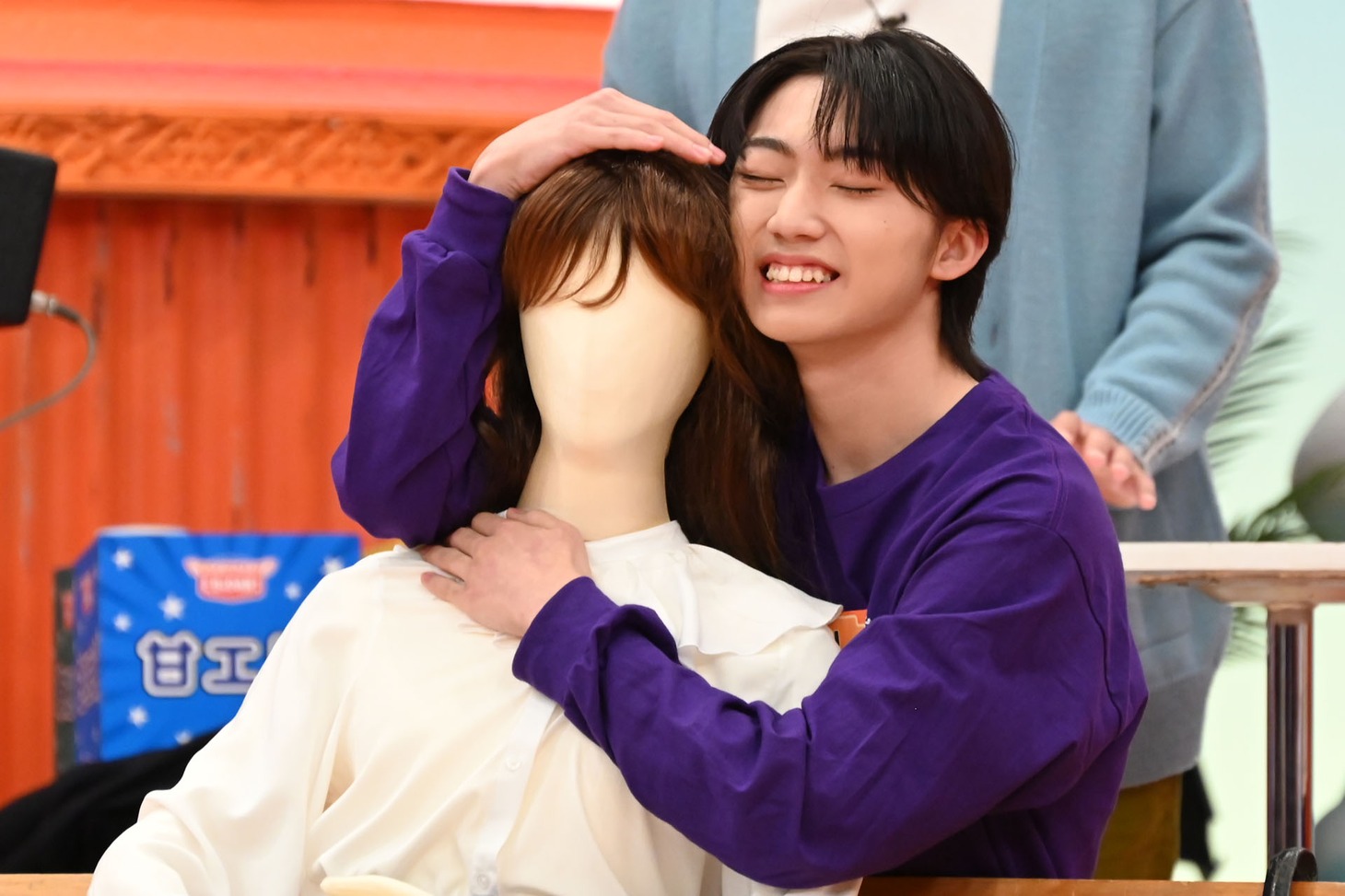 森田璃空（Lienel）の胸キュンチャレンジの様子。