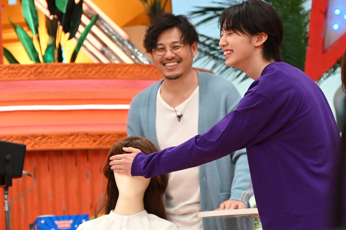 森田璃空（Lienel）の胸キュンチャレンジの様子。
