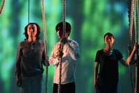 「モンスター・コールズ」プレスコールの様子。