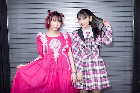 大森靖子と道重さゆみ。（Photo by Masayo）