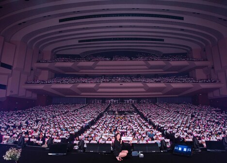 「YOONA FAN MEETING TOUR:YOONITE in YOKOHAMA」の様子。