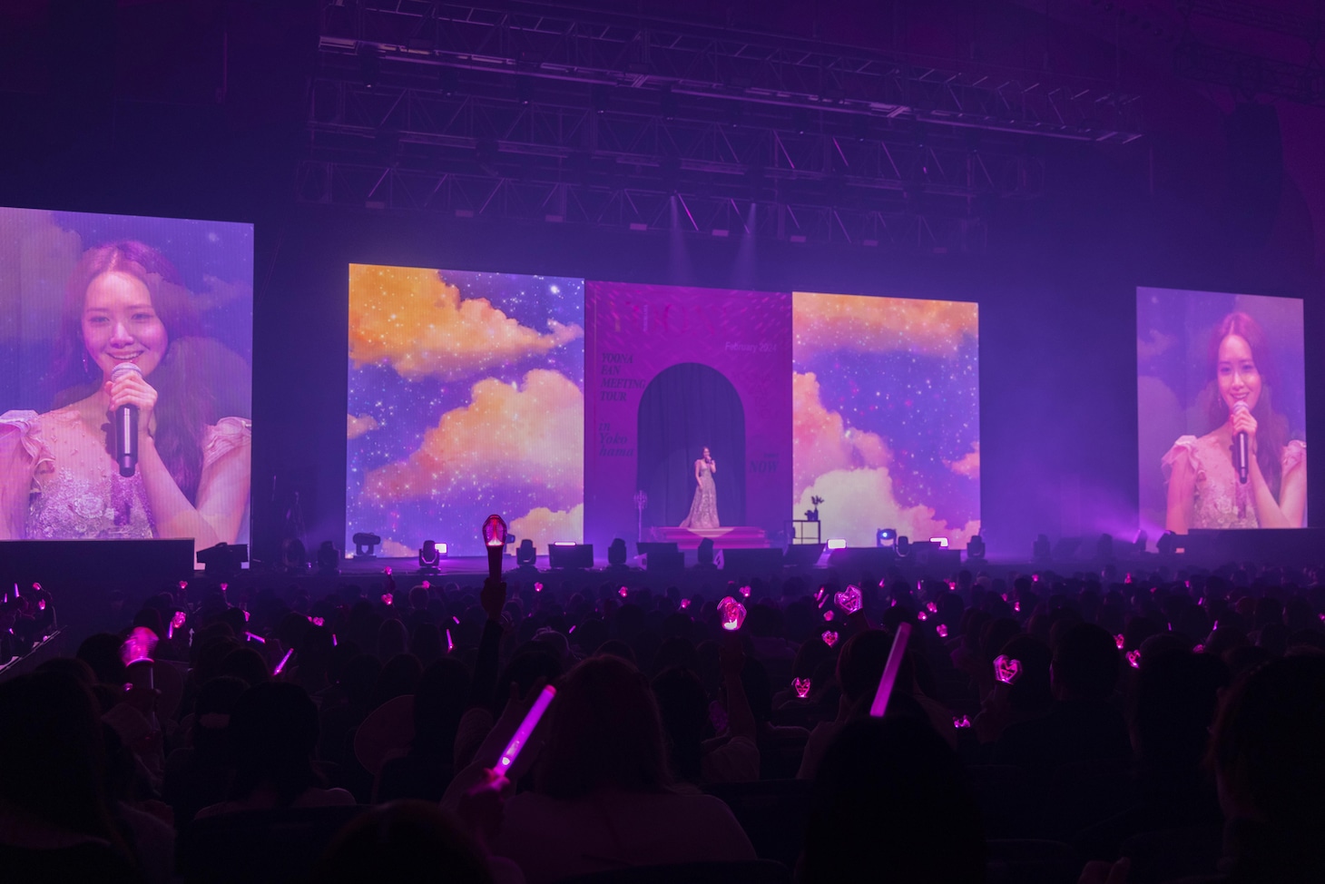 「YOONA FAN MEETING TOUR:YOONITE in YOKOHAMA」の様子。