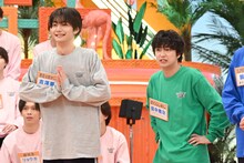 吉澤要人（原因は自分にある。）と田中雅功（さくらしめじ）。